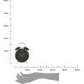 Stolní budík Aspiro 16 cm černý/zlatý