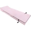 Skládací matrace a pohovka SUZI TRINITY 71 cm pudrově růžová