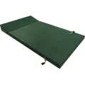 Skládací matrace a pohovka SUZI COMFORT TRINITY 121 cm láhvově zelená