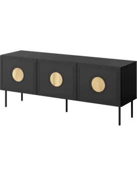 Televizní stolek Palazzo 150 cm černý/dub craft