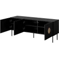 Televizní stolek Palazzo 150 cm černý/dub craft