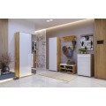 Zrcadlo Asti 80x80 cm dub Craft zlatý