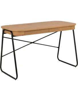 Psací stůl Blueton 120 cm dub divoký/černý