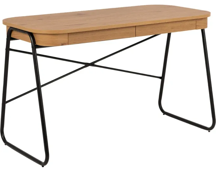 Psací stůl Blueton 120 cm dub divoký/černý
