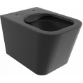 Závěsný WC set MEXEN TEO 34,5 cm s prkénkem SLIM černý mat