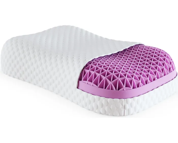 Ergonomický polštář Aura Plus 58x33 cm bílý