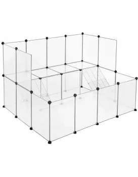Ohrádka pro drobná zvířata Femino 143x108 cm čirá