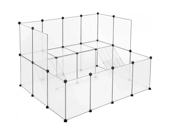 Ohrádka pro drobná zvířata Femino 143x108 cm čirá