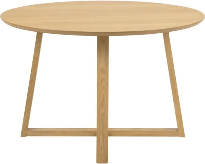 Kulatý jídelní stůl Malika 120 cm dub přírodní