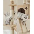 Kočičí škrabadlo Climbery 206 cm hnědé