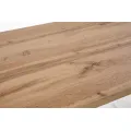 Výškově nastavitelný psací stůl BEEFOR dub artisan/bílý