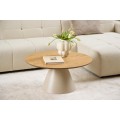 Konferenční stolek Soli 85 cm šedý/dub přírodní