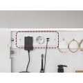 Zrcadlová skříňka s LED osvětlením a nabíjecí stanicí Bjorn 80 cm bílá