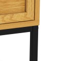 Komoda Palmdale 158 cm dub divoký/černý