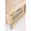 Konferenční stolek Borneo K 120 cm dub artisan/černý