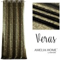 Závěs AmeliaHome Blackout s průchodkami 140x250 cm černý