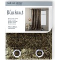 Závěs AmeliaHome Blackout s průchodkami 140x250 cm černý