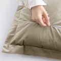 Povlaky na polštáře AmeliaHome Velvet Side béžové