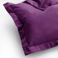 Povlaky na polštáře AmeliaHome Velvet Side Si švestkové