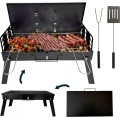 Skládací turistický gril BBQ1009 černý