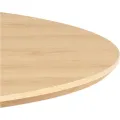 Kulatý jídelní stůl Cadiz 120 cm dub přírodní/černý