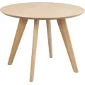 Kulatý jídelní stůl Townsville 100 cm dub bílý