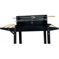 Zahradní gril na dřevěné uhlí BBQ1012 černý