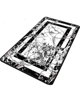 Koupelnová předložka Marmor 80x100 černá