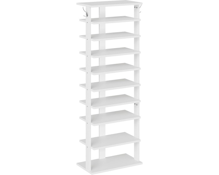 Botník Vasagle Kloudy 50 cm bílý II