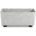 Truhlík s nožičkami Salvia 28,5x17 cm šedý beton