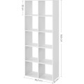 Knihovna Vasagle Broon 65,5 cm bílá