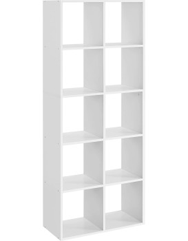 Knihovna Vasagle Broon 65,5 cm bílá