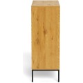 Komoda Palmdale 80 cm dub divoký/černý