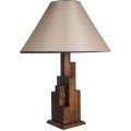 Dřevěné stolní lampy