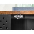 Komoda Vasagle Teduo 141 cm černá/hnědá