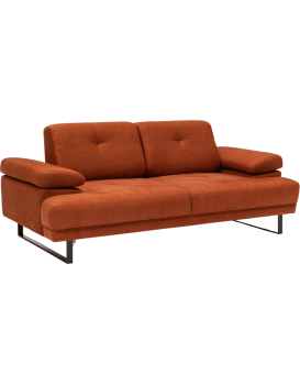 Dvoumístná pohovka Mustang 199 cm oranžová