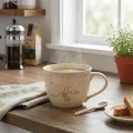 Porcelánový hrnek HENDIA 500 ml krémový