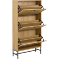 Výklopný botník ALBANY 71,6 cm dub přírodní