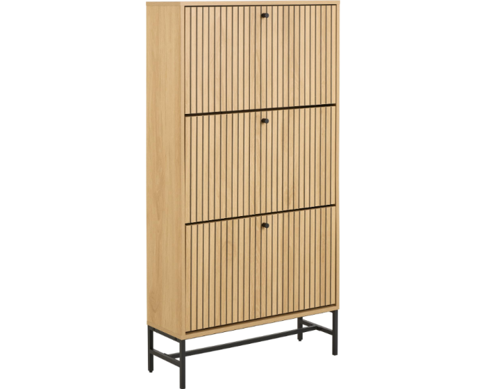Výklopný botník ALBANY 71,6 cm dub přírodní
