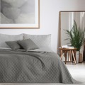 Oboustranný přehoz přes postel DecoKing Chiny šedo-stříbrný