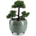 Květináč na nožičkách BOTANICA 30x23,8 cm šedozelený