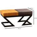 Taburet BRDA 92 cm hořčicový/antracit