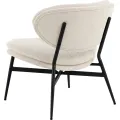 Designové křeslo Burma lounge béžové/černé