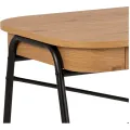 Psací stůl Blueton 120 cm dub divoký/černý