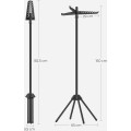 Sušák na prádlo Crenby 150 cm černý