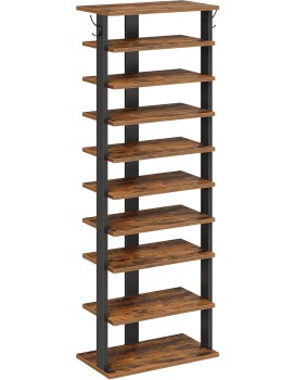 Botník Vasagle Kloudy 50 cm černý/hnědý II