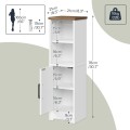 Koupelnová skříňka Nopy 21 cm bílá/ořech