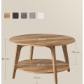 Konferenční stolek Vasagle Maezo 80 cm ořech