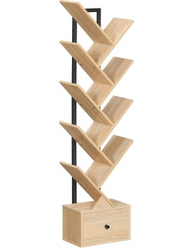 Designová knihovna Marelo 135 cm hnědá/černá