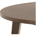 Kulatý jídelní rozkládací stůl A-Line 120/220 cm dub kouřový